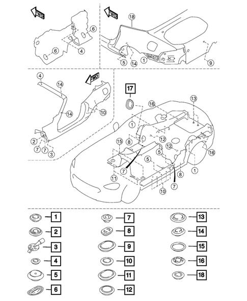 Plugs for 2019 Fiat 124 Spider #0