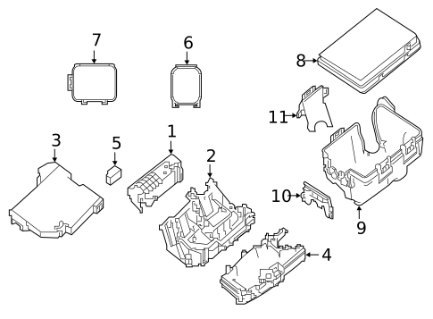 Horn for 2019 Nissan Altima #1