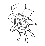 F2AZ8600C - Cooling System: Engine Cooling Fan Clutch Blade for FORD Image