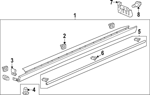 Exterior Trim - Pillars for 2023 Honda Accord #0