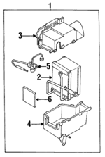 BR7061520B - HVAC: Evaporator Assembly for Mazda Image