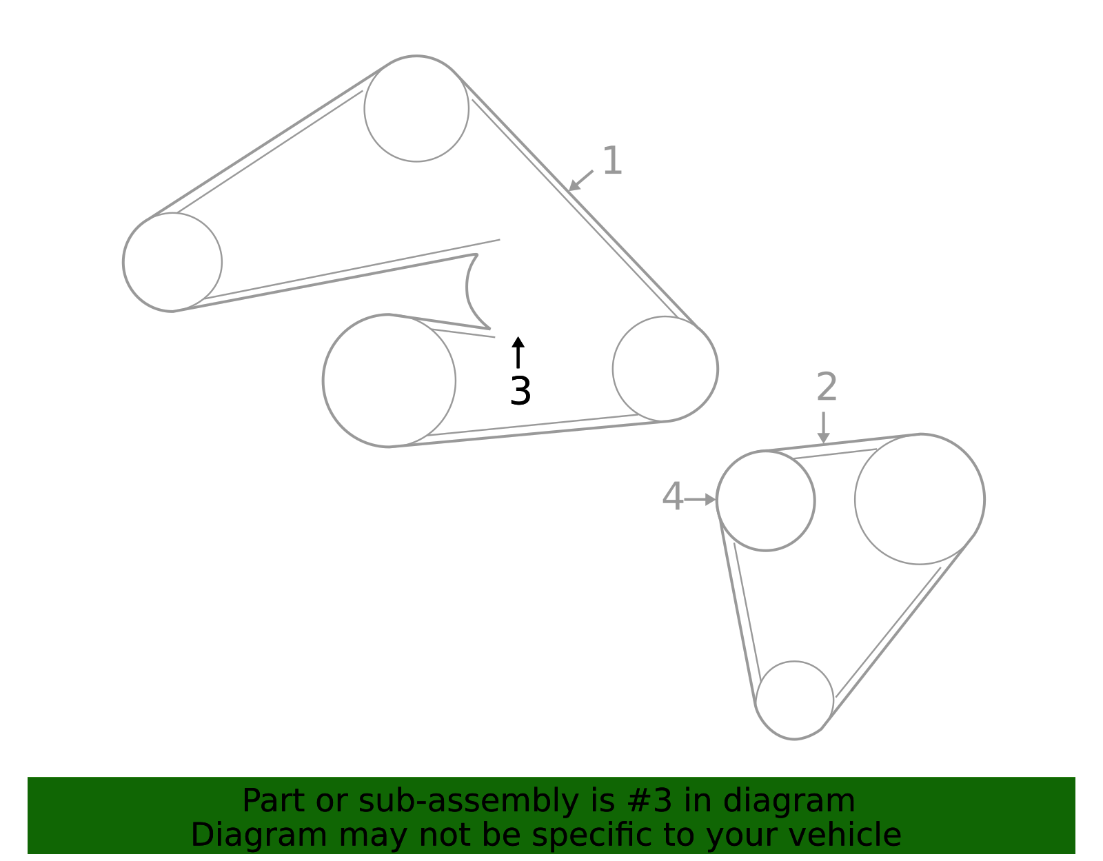 2000-2006 Mazda Accessory Drive Belt Tensioner Assembly AJ04-15-980A ...