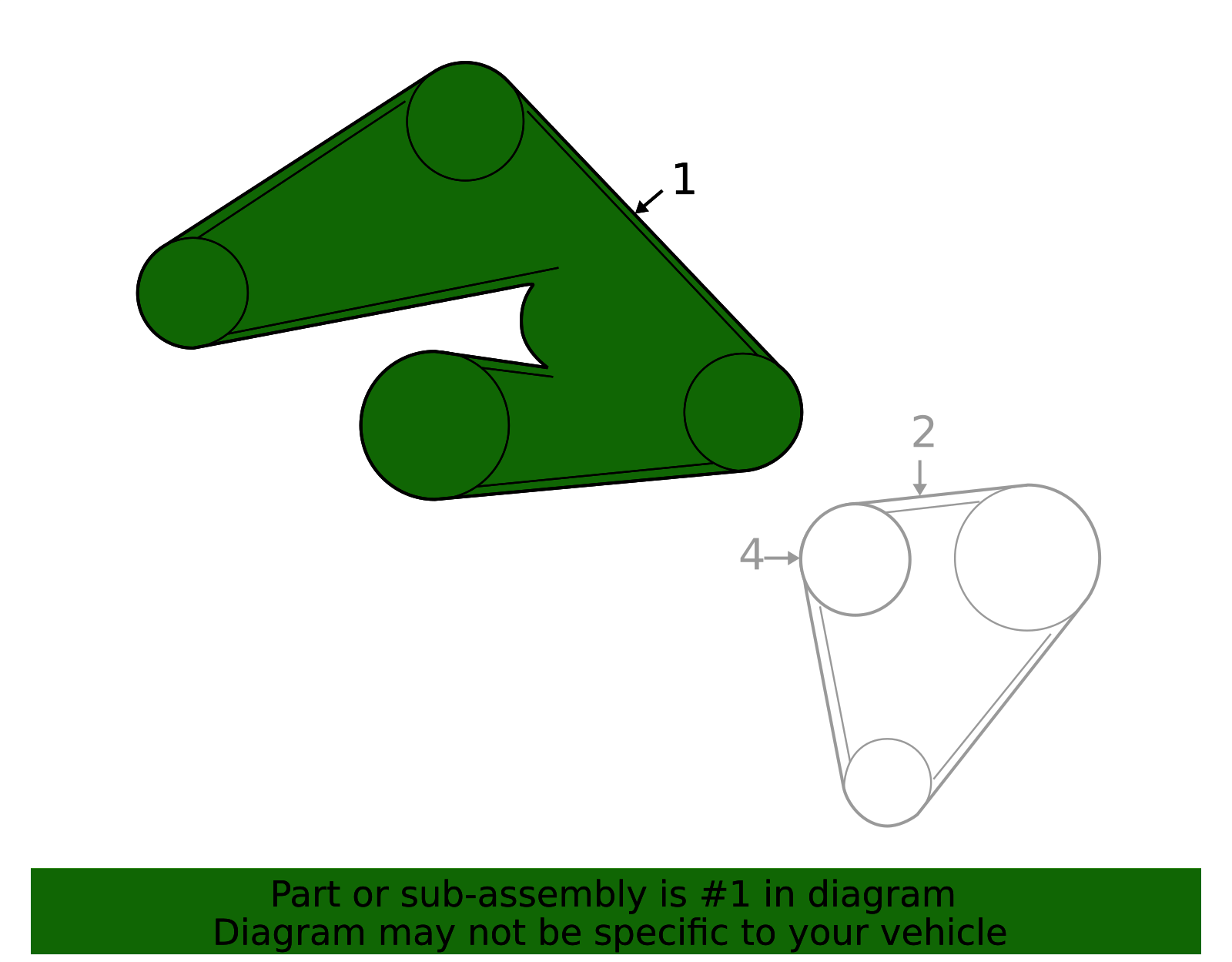 ZZP0-18-381C - Serpentine Belt - 1998-2004 Mazda | Mazda Swag