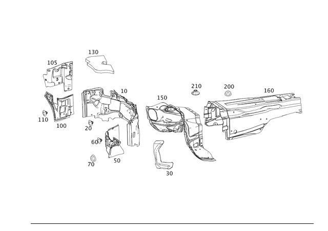 2046828004 - Trim: Damping for Mercedes-Benz Image image