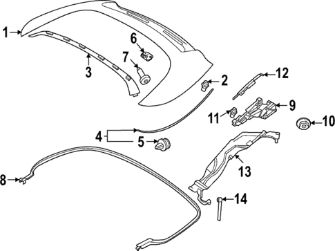 Exterior Trim - Roof for 2023 Porsche 911 #0