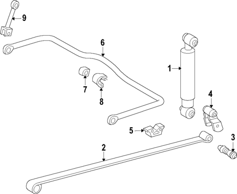 Rear Suspension for 2021 Mercedes-Benz Sprinter 1500 #1
