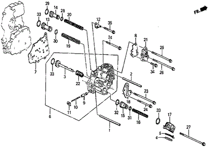 AT Servo Body (SI) for 1985 Honda Prelude #0
