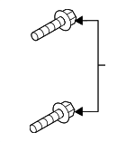 1140510556K - Electrical: Alternator Bracket Mount Bolt for Genesis: G70, G80, G90 | Hyundai: Genesis Image