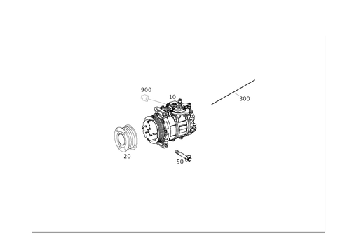 A/C Compressor for 2011 Mercedes-Benz ML550 #0