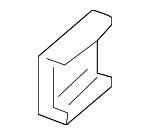 75451TBAA01 - Body: Air Vent Insulator for Honda: Civic, Insight, Passport, Pilot Image