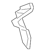 63730TGSA00ZZ - : 2019-2025 Honda Passport - Stiffener L Rear Combination for Honda: Passport Image