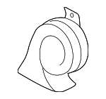 8651030700 - Electrical: High Note Horn for Lexus: GS300, GS350, GS430, GS450h, GS460, IS F, IS250, IS300, IS350, IS500, LS460, LS600h, RC F, RC Turbo, RC200t, RC300, RC350 Image