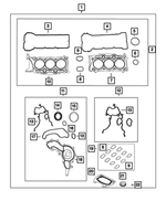 68370039AC - 3.6L Gas; Engine: Engine Gasket Kit for Mopar Image