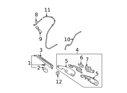 Wipers for 2007 Kia Sportage #2