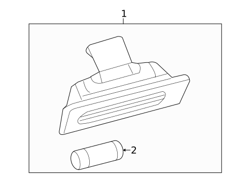 License Lamps for 2016 Porsche Panamera #0