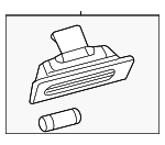 PAB943021 - Electrical: License Lamp for Porsche: 718 Boxster, 718 Cayman, 718 Spyder, 911, Boxster, Cayman, Panamera, Taycan Image