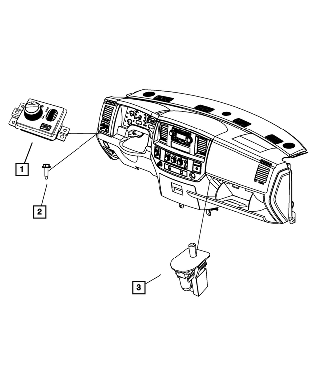68189144AA - Electrical: Headlamp Switch for Mopar Image image