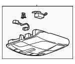 DP5Z54519A70HP - : Overhead Console for Lincoln: MKZ Image