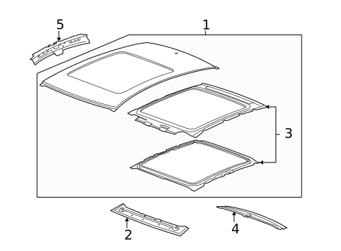 Roof & Components for 2016 Buick LaCrosse #0