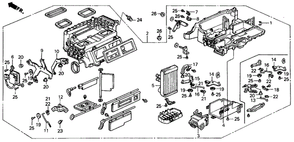 Heater Unit for 1988 Honda Prelude #0