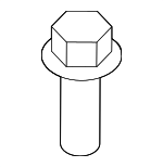 N90581201 - Body: Console Trim Panel Screw for Volkswagen Image