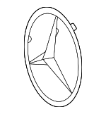 8176107 - Accessories: Grille Emblem for Mercedes-Benz Image