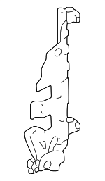 74116T6ZA50 - Body: Air Guide for Honda Image