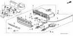 32157S04A00 - Electrical/Exhaust/Heater/Fuel: SUB-WIRE, HEATER (A) for Honda Image