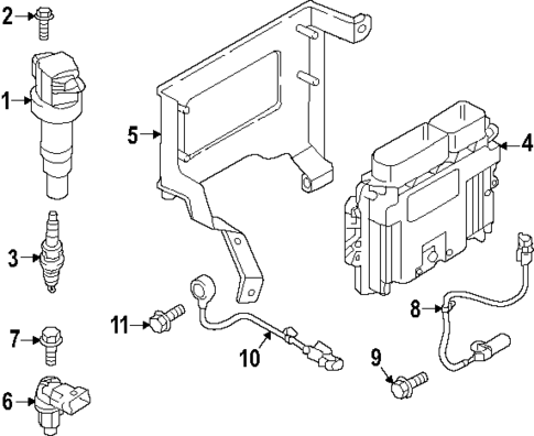 Ignition System for 2024 Hyundai Kona #0