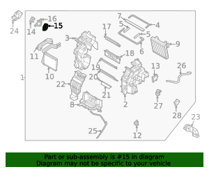 97156-Q5000 - HVAC Heater Mode Door Lever 2021-2025 Kia Seltos | Kia ...