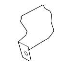 LR092572 - Exhaust: Rear Shield for Land Rover: Range Rover Velar Image