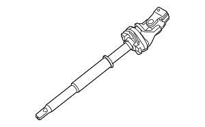 L1MZ3E751C - : Center Shaft for Ford: Explorer, Police Interceptor Utility | Lincoln: Aviator Image