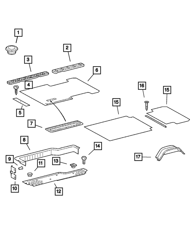 5125991AA - Interior Trim: Plug for Mopar Image