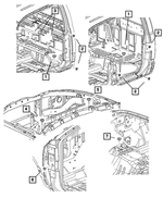 4373728 - Body Sheet Metal Except Doors: Plug for Mopar Image