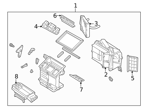 Heater for 2001 Subaru Impreza #0