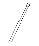 54347190668 - Body: Tension Rod for BMW: 128i, 135i, 135is Image