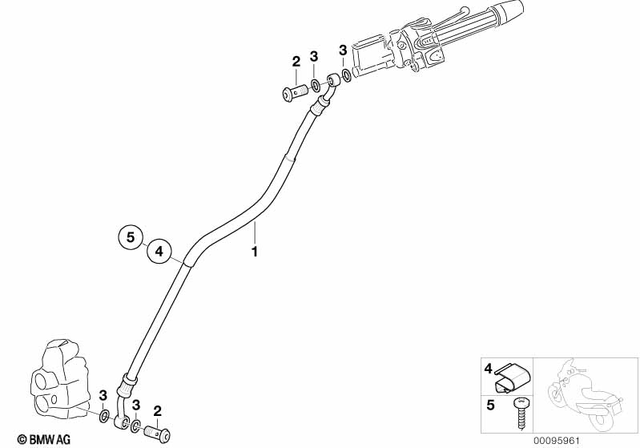 34117661604 - Brakes: Stahlflex Brake Hose, Front -  for BMW-Motorrad Image