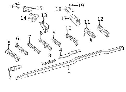 Frame & Components for 2016 Mercedes-Benz Sprinter 3500 #1