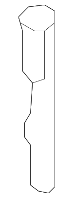 8626596 - Body: Upper Hinge Anchor for Volvo: V70, XC70 Image