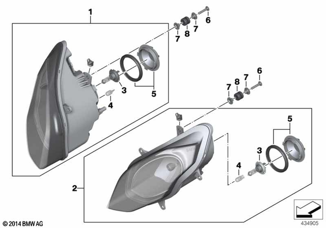 63128549331 - : High Beam for BMW-Motorrad Image