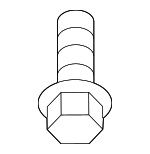 N91068701 - Body: Rear Cross-member Bolt for Audi: A4, A4 Quattro, A5, A5 Quattro, A8 Quattro, allroad, RS5, S4, S5, S8 Image