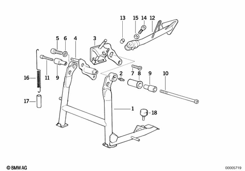 Center Stand for 1992 BMW-Motorrad R 1100 RS #0