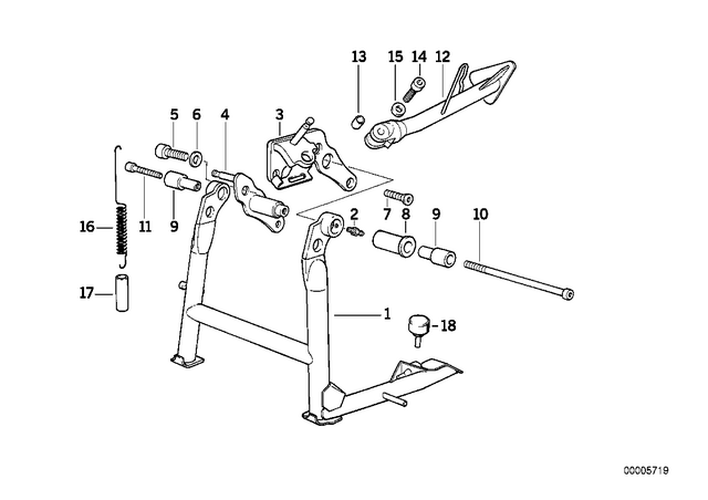 23411238306 - Frame and Mounting Parts: Nipple -  for BMW-Motorrad Image