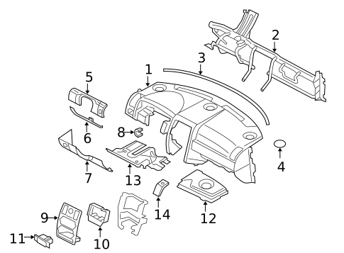 Instrument Panel for 2005 Chrysler 300 #0