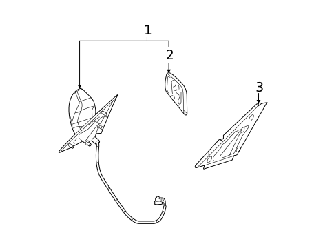 Outside Mirrors for 2008 Cadillac STS #0