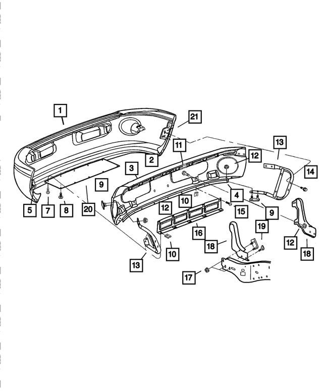 6503698 - Frames and Bumpers: Truss Head Screw And Washer for Mopar Image