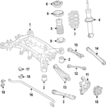 33536884919 - Suspension: Coil Spring for BMW: X3 Image