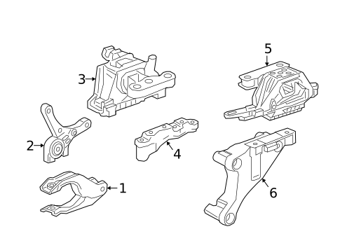 Engine & Trans Mounting for 2016 Chevrolet Volt #0
