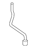 9A712244710 - Cooling System: Vent Tube for Porsche Image