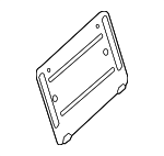 8101711 - Body: License Bracket for Mercedes-Benz Image